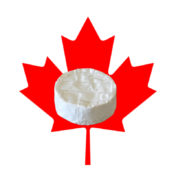 Canadian Flag with Camembert