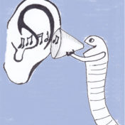Cartoon earworm